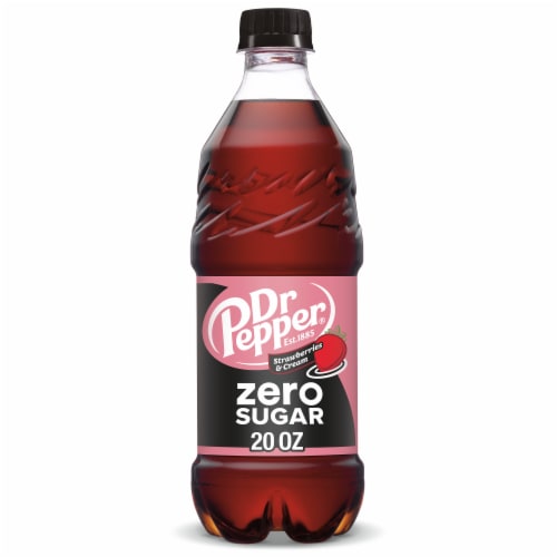 Dr Pepper Strawberries & Cream Zero Sugar Soda - Fresh Zero Ready