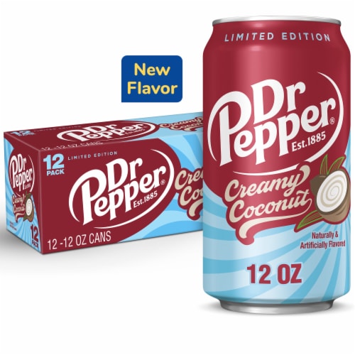 Dr Pepper Creamy Coconut Soda - Tropical Sip Ready