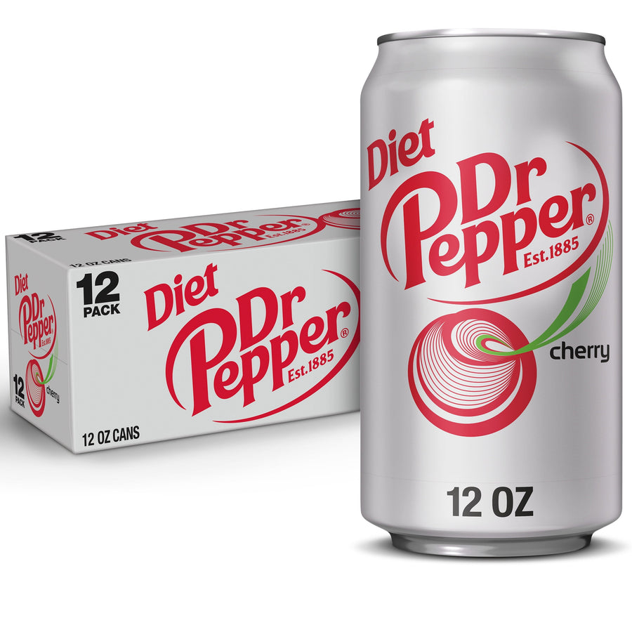 Diet Dr Pepper Cherry Soda - Fresh Cherry Ready