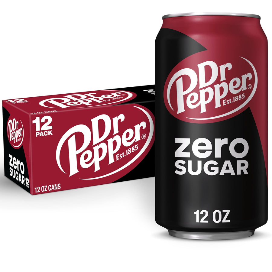 Dr Pepper Zero Sugar Soda - Clean Soda Sip